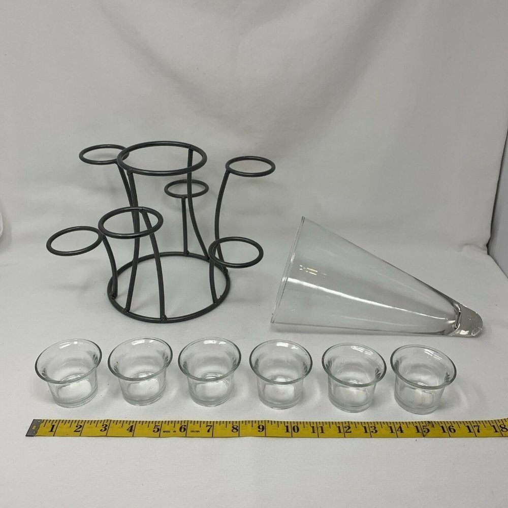 Tealight & Votive Holder w/Vase Centerpiece - Picture 7 of 12